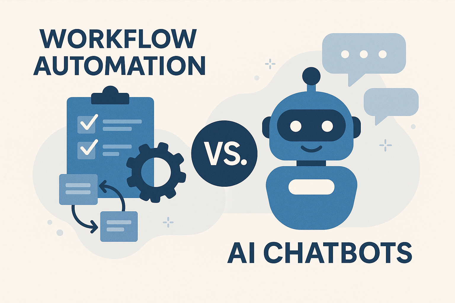 Workflow Automation vs. AI Chatbots: What’s the Difference (and When to Use Each) image